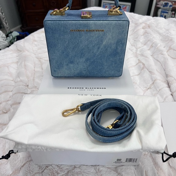 Brandon Blackwood Blue Wax Denim Trunk - Picture 1 of 6